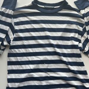 Navy and White Striped Long sleeve